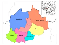 Northwest Cameroon Divisions
