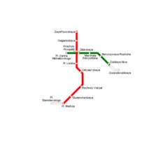 Novosibirsk Metro Map