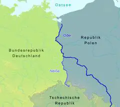 Oder Neisse Line Between Germany And Poland 1