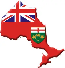 Ontario Flag Contour