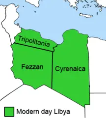 Ottoman Provinces of Present Day Libyapng