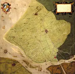 Overzichtskaart Westland 1606