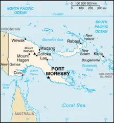 Papua New Guinea Map