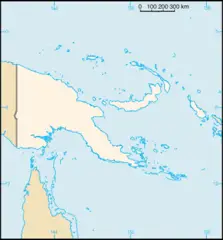 Papua New Guinea Map Blank