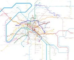 Paris Metro Full Map