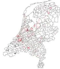 Percentage Ant Arub Netherlands 2007