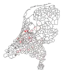 Percentage Maroc Netherlands 2007