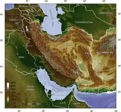 Persian Plateau Topo En