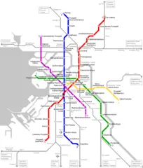 Petersburg Metro Map