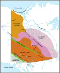 Physical Land Map of Yukon