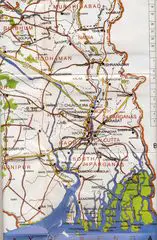 Physical Map Kolkata