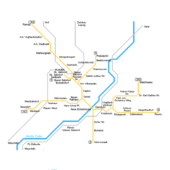 Plauen Metro Map