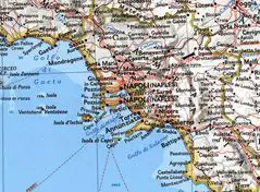 Political Map Naples (napoli)