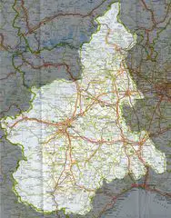 Political Map Piedmont