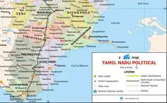 Political Map Tamil Nadu