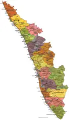 Political Map of Kerala