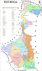 Political Map of West Bengal