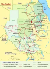 Political Map of Sudan