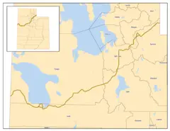 Pony Express Trail Through Utah