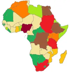 Populationmapafrica