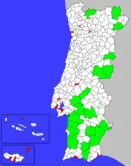 Portuguese Municipalities Area
