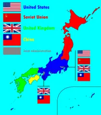 Proposed Postwar Japan Occupation Zones