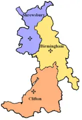 Province Map of Birmingham