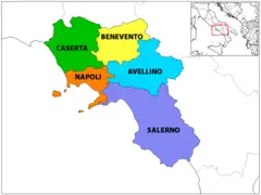 Province Map of Campania