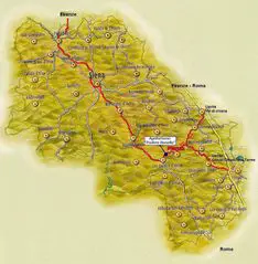 Province Map of Siena