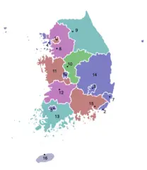 Provinces of South Korea