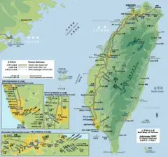 Rail Map of Taiwan