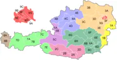 Regionalwahlkreise Oesterreich