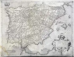 Regni Hispaniae Post Omnium Editiones Locupletissima Descriptio  Abraham Ortelius