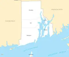 Rhode Island County Map