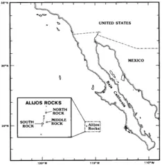 Rocas Alijos Map
