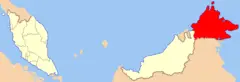 Sabah State Locator