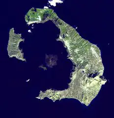 Santorini Satellite Image