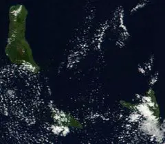 Satellite Image of Comoros In April 2002