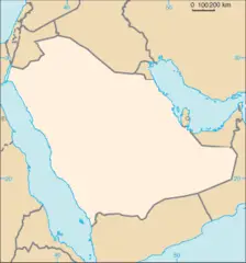 Saudi Arabia Map Blank