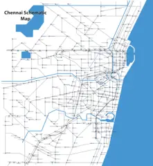 Schematic Map Chennai