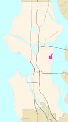 Seattle Map  Denny Blaine