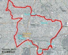 Shinjuku W Map
