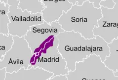 Sierra De Guadarrama Map