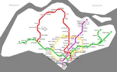 Singapore Metro Map