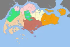 Singapore Planning Regions