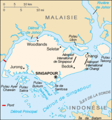 Singapour Carte