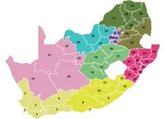 South Africa Districts April 2006