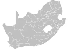South Africa Districts Template
