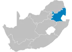 South Africa Provinces Showing Mp