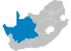 South Africa Provinces Showing Nc